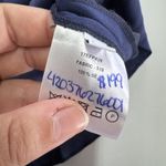 Cacharel Dress Womens 34 X Small Blue‎ Silk Flounce Hem Midi Elegant France Blue Size XS Photo 4