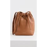 MANSUR GAVRIEL Hazelnut Brown Tan Cowhide Leather Soft Mini Bucket Bag Photo 1