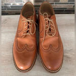Frye  Mens James Lug Brown Leather Oxford Dress Shoes Wingtip Size 12 Photo 1