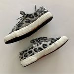 Superga  Cheetah Print Sneakers Gray Velvet Women's Size 36 US 6 Photo 3
