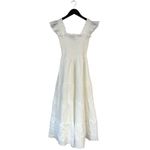 Hill House  Ellie Nap Dress White Organza Seersucker XS Photo 3
