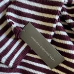 French Connection NWT Babysoft Stripe Turtleneck Sweater Photo 2