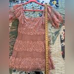 Free People S Be Your Baby Lace Mini Dress in Pink Photo 12