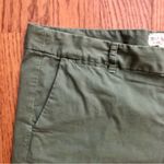 Nili Lotan East Hampton Pants Green Cameo Frayed Hem Women’s Size 10 Photo 4