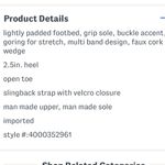 Euro soft by sofft Women's White Wedge Sandals Size 8 Photo 7