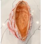 George Zamau'l Couture | Rare Vintage 1940s Pink Felt Rhinestone Feather Hat Photo 4