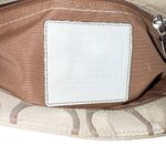 Coach  Signature‎ Hamptons Optic Madeleine Satchel Handbag Purse Photo 7