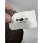 Womans Rollda Collection Pullon Midcalf Western Boots 6 Brown Embroidered Nwd Photo 6