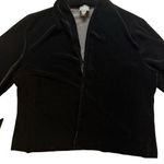 Eileen Fisher Black Velvet Open Front Crop
Cardigan Silk Blend, Sz M Photo 9