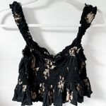 Urban outfitters UO Libby Lace Up Floral Print Crop Top  Photo 8