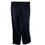 Quince  100% European Linen Wide Leg Pants Drawstring Black Women's Size Large Photo 5