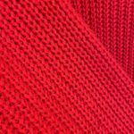 PINK - Victoria's Secret PINK Victoria’s Secrwt bright red open knit oversized sweater, size s, GUC Photo 3