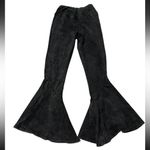 Earthbound  Flower Child Black Flare Pants Size Small Photo 6