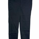 Cropped Capri Dress Pants S Black Pockets Zipper Cuffed Belt Loops Stretch 8PE Size 29 Photo 0