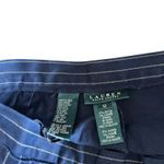 Lauren Ralph Lauren Navy Blue Striped Dress Pants Sz 12 Photo 1