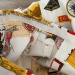 Vintage Handmade Model T Ford Stanley Old Car Pants size large Pontiac Auto Yellow Photo 6