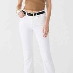 J.Crew 9” Demi Boot Crop Jeans White Frayed Ends NWT 24 $128 Photo 0