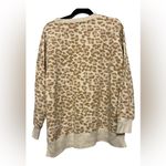 Aerie  Desert Leopard Print Long Sleeve Sweatshirt Size L Photo 1