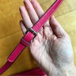 Nine West Crossbody with Zippers, Leopard Interior, Hot Pink Photo 11