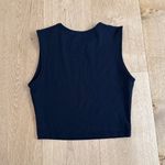 Joah Brown  Tank Top Sleeveless Cropped Second Skin Size XS/S Black Photo 4