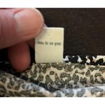 Old Navy  Dress Womens Small Black Leopard Print Tiered Babydoll Long Sleeve Photo 7