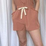 Aritzia Wilfred Silk Peri Romper - Dusty Rose - S Photo 2