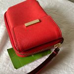 Kate Spade : Kirstie Geranium Red Newbury Lane Wallet- Wrstlet- Gold Tone Photo 14
