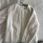 Wilfred Free Aritzia Sherpa Long Liner Jacket Photo 3