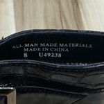 Unlisted Kenneth Cole Black Croc Heeled Boots Women’s 8 Photo 1