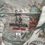 Johnny Was Pete Greta Postage Stamp Linen Tunic Blouse Size XS Photo 1