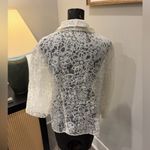 Cut Loose Elegant Quiet Luxury Old Money Cream Lace Mesh Button Photo 3