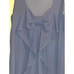 Everly Bow Mini Navy Dress Size M Feminine and Flirty! Photo 4