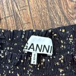 Ganni  Floral Print Smocked Mini Dress Long Sleeve Balloon Puff Sleeve Size US 6 Photo 8