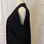 XCVI  Black Cold Shoulder Fringe Bottom Kimono. Size Small. Photo 10