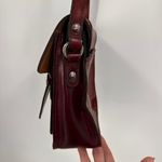 Patricia Nash  Lari Oxblood Red Leather Crossbody Satchel Purse Photo 12