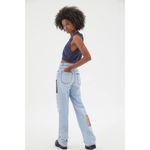 Urban Outfitters  BDG High-Waisted Cowboy Jean Printed Patchwork Photo 3