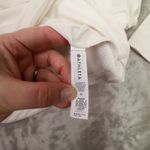 Athleta Whistler Hybrid Top Long Sleeve Tunic Magnolia White size Medium 466649 Photo 7