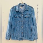 Gap  women all button down thick jeans jacket (boyfriend size jacket) Photo 0
