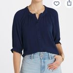 Bobeau  Navy Blue Blouse Photo 0