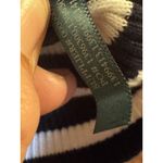 Ralph Lauren Lauren Striped Knit Top with Gold Button Detail - Nautical Chic Photo 2