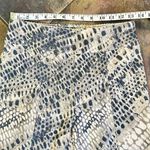 Mesmerize Snake Skin Cropped Pants Size 10 White Photo 1