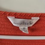 Charming Charlie Textured Jersey Skater Women's Dress Pink Size Medium A Line Photo 5