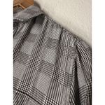 Equipment Femme Houndstooth Button Up Shirt Womens Sz S Professional Career White Photo 1