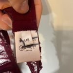 NEW Muse by Coco De Mer Bra 34B Maroon Lace Unlined Underwire Sheer Feminine Size undefined Photo 4