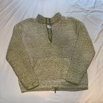 Serra  Sage Green Sherpa Fleece 1/2 Zip Size Large Photo 0