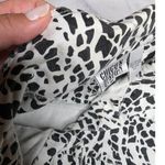 Chico's Vtg 1990s Design White Black Cotton Denim Giraffe Print Jacket 1 M Photo 2