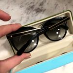 Kate Spade Black Amaya Oval Sunglasses with Case Photo 9
