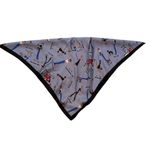 NWT, Rare Vintage The Girls Helen Welsh Designer 100% Silk Scarf, 21” square Black Photo 6