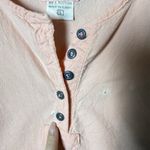 At Last Henley Tank Top 100% Cotton Sleeveless Boho Chic Tank Top Large Photo 11