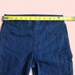 Cello Mid Rise Pull On Deluxe Comfort Flare Jeans - Dark Blue Denim Small Photo 8